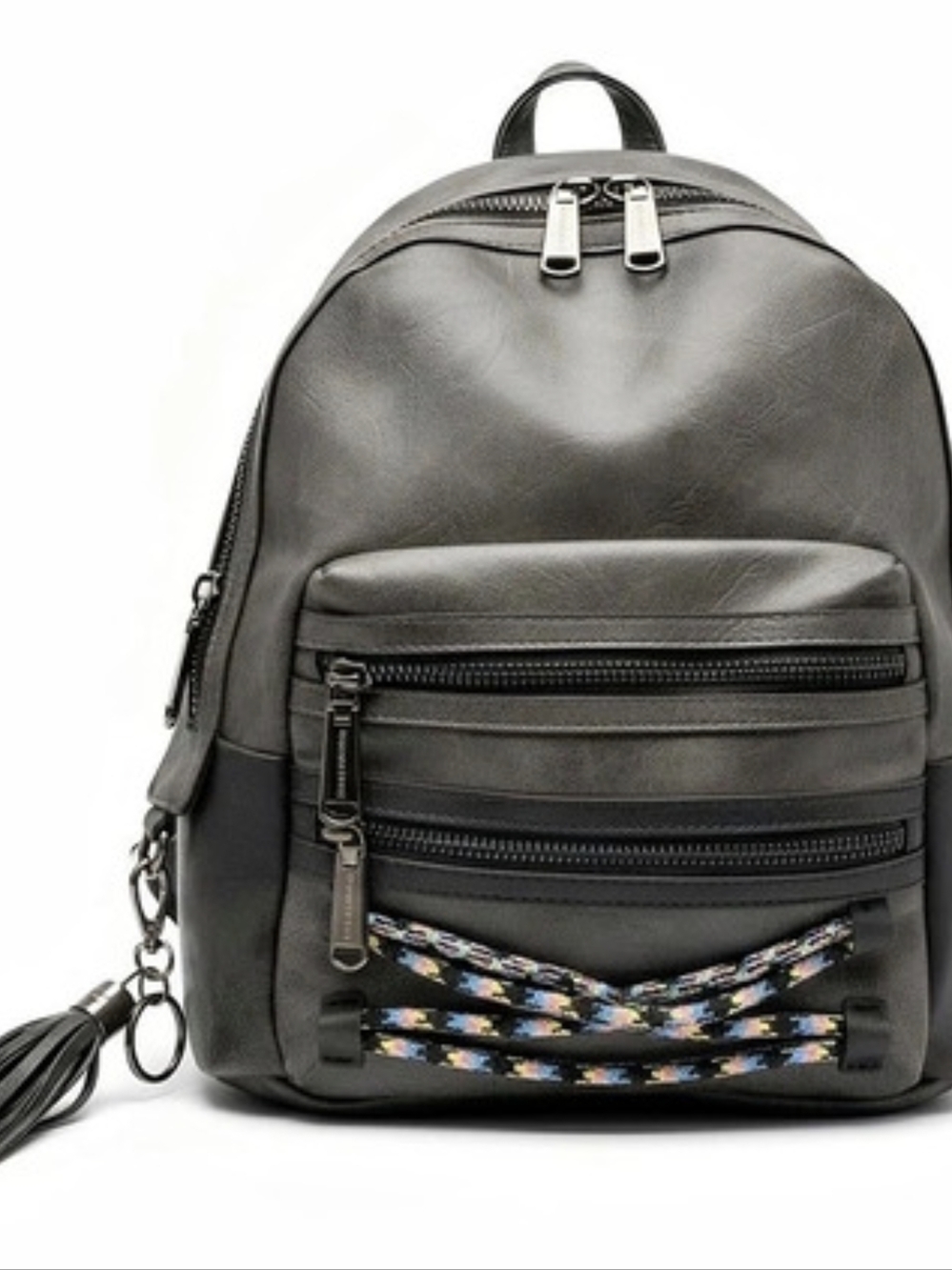 Steve Madden Black Geometric Backpack Like New